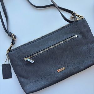 Grey Danier Genuine Leather Purse